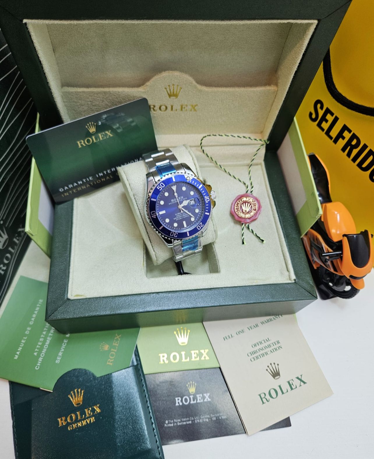 Rolex Submariner Blue Dial – Premium Stainless Steel | 1:1 Quality Replica